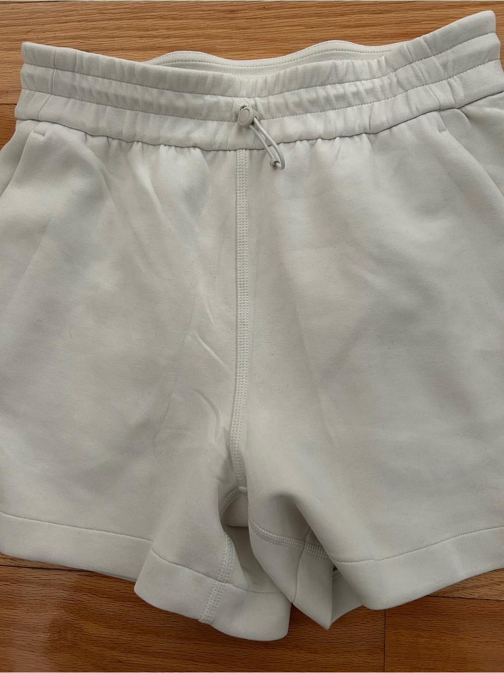 lululemon athletica Cream Drawstring Athletic Shorts